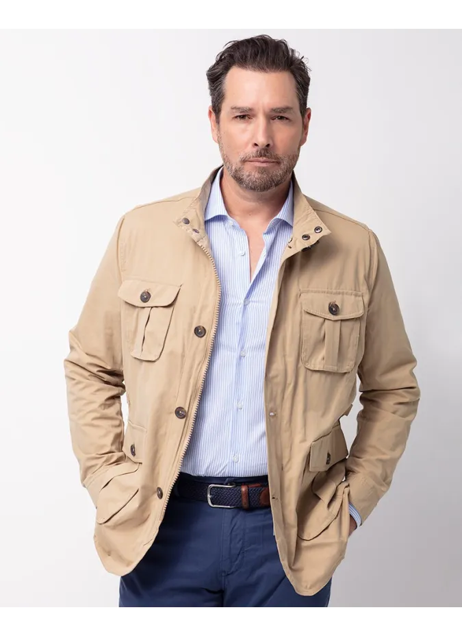 Trenca Azul Marino |Abrigos Invierno | JOHN TWEED