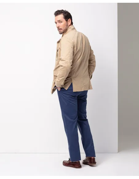 Trenca Azul Marino |Abrigos Invierno | JOHN TWEED