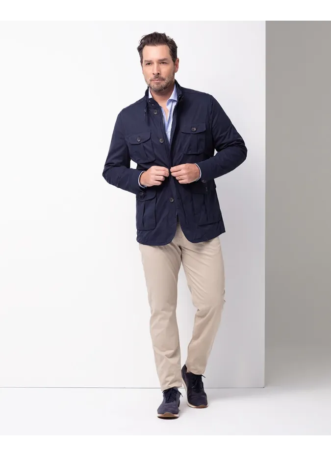 Parka Safari Azul | JOHN TWEED TAILORED