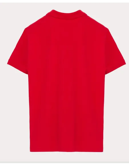 Polo Piqué Rojo| JOHN TWEED