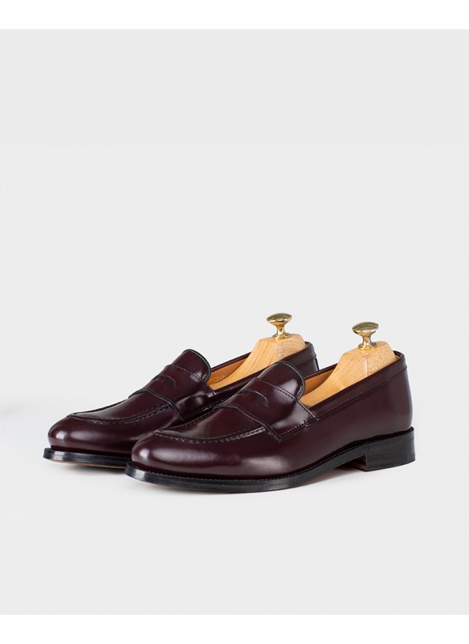 Zapatos Piel Burdeos