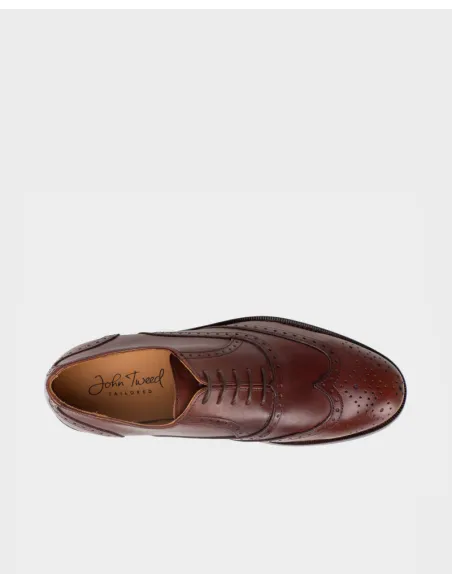Zapatos Cordones Hombre Marrón