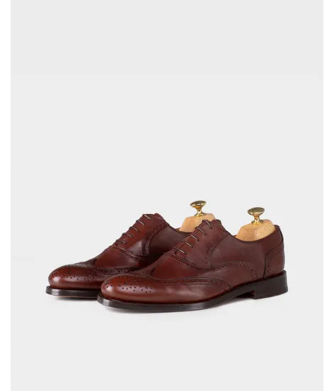 Zapatos Cordones Hombre Marrón
