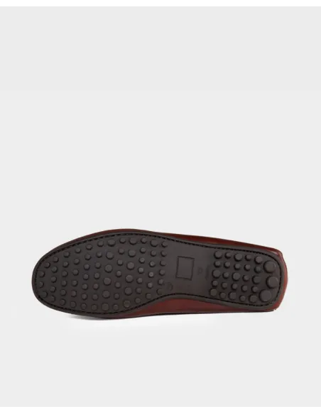 Mocasines Borlas Marron