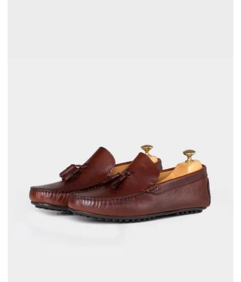 Mocasines Borlas Marron | Mocasines para Hombre | JOHN TWEED