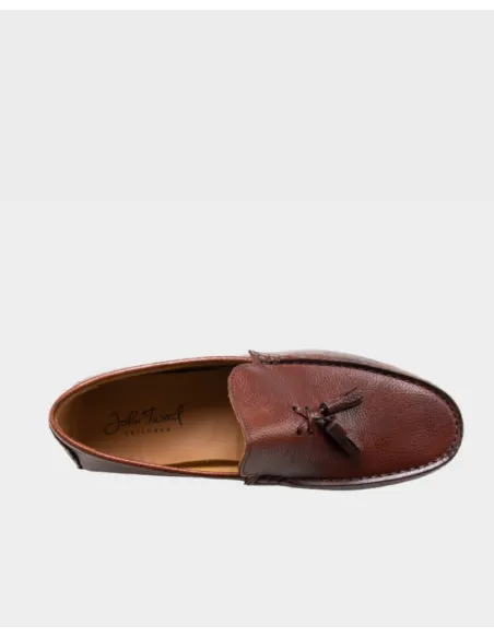 Sapato Driver Castanho com Berloque | JOHN TWEED TAILORED