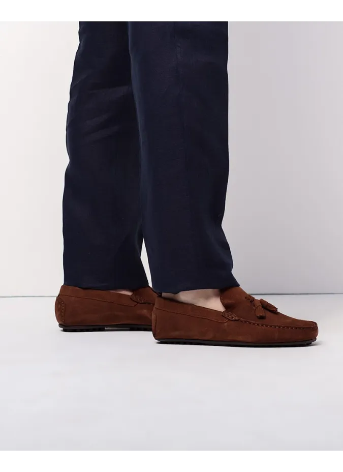 Sapato Driver Camel com Berloque | JOHN TWEED TAILORED