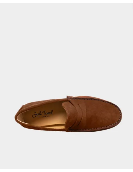 Sapato Driver Camurça Camel | John Tweed Tailored