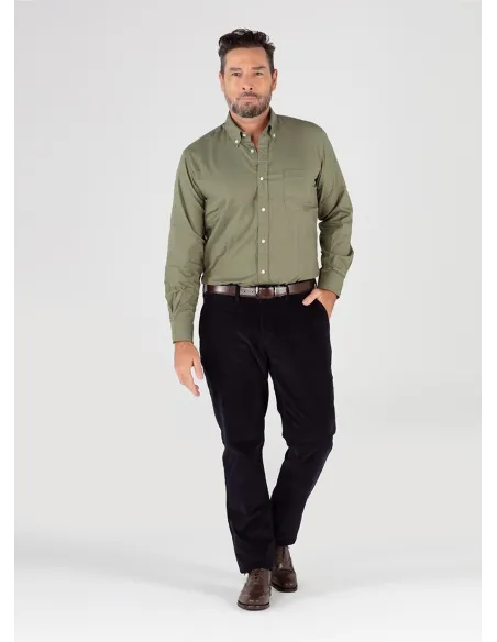 Camisa Sport Oxford Verde| JOHN TWEED