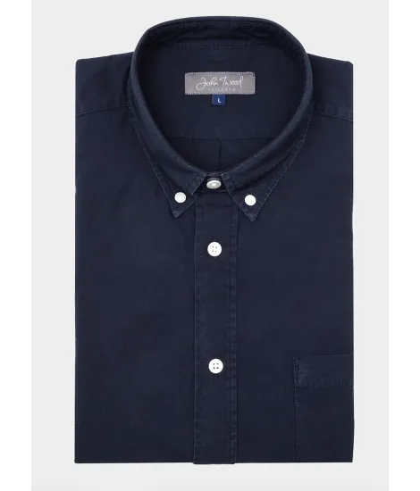 Camisa Sport Oxford Marino| JOHN TWEED