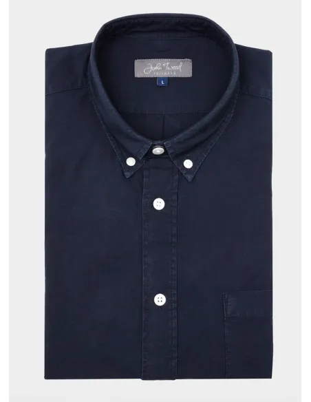 Camisa Sport Oxford Marino| JOHN TWEED