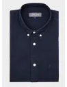 Camisa Sport Oxford Marino| JOHN TWEED