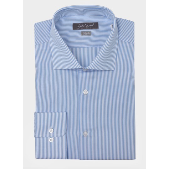 Camisa Algodão Branca Punho Simples