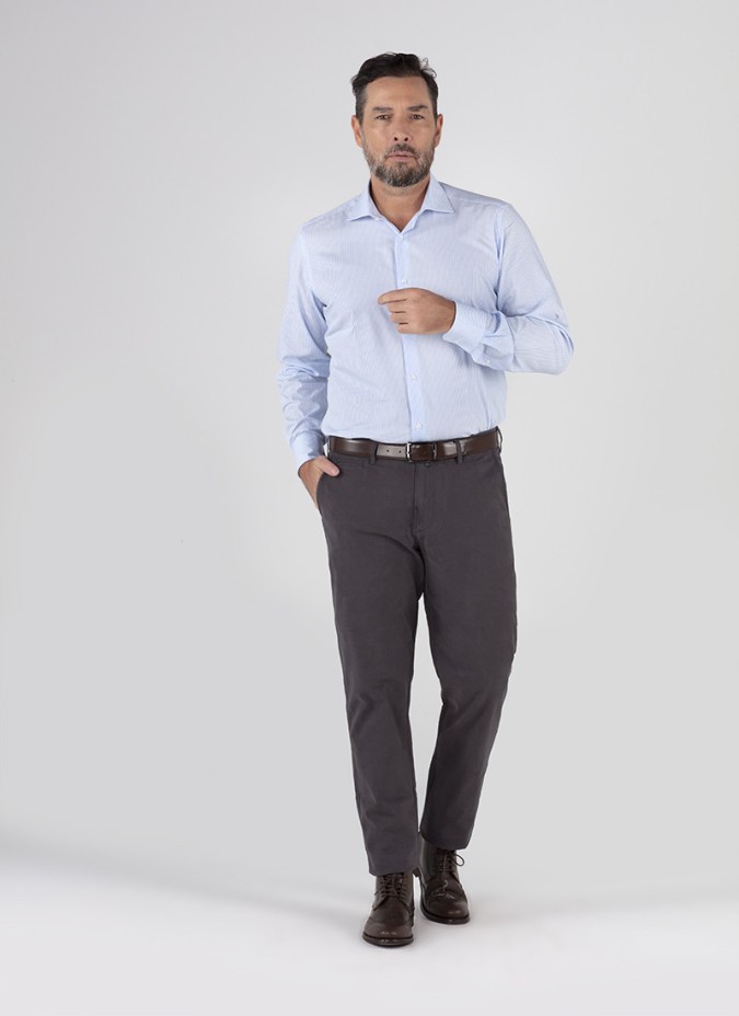 Calça Chino Cinza