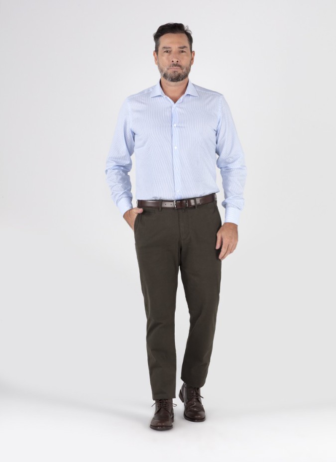 Green Chino Trousers