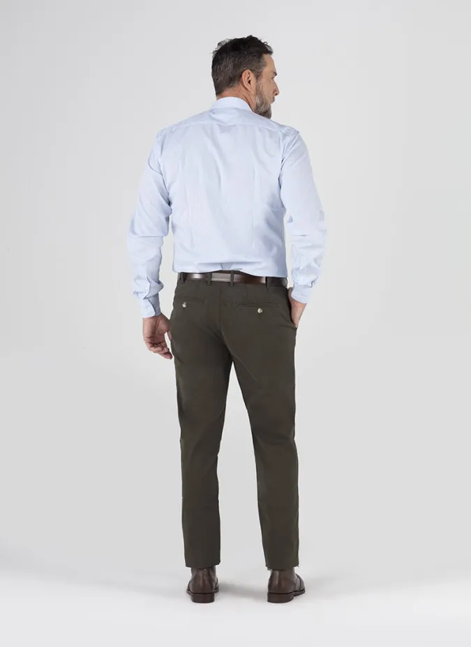 Calça Chino Verde | JOHN TWEED TAILORED