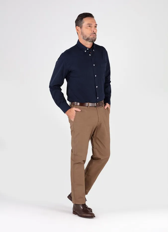 CAMEL CHINO PANTS | JOHN TWEED TAILORED