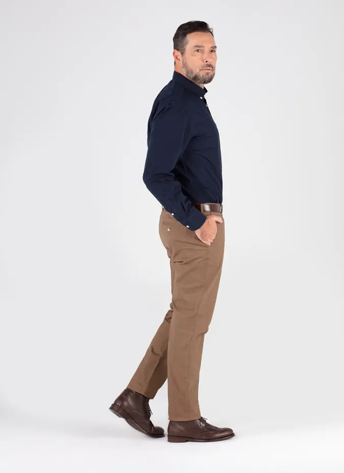 CAMEL CHINO PANTS | JOHN TWEED TAILORED