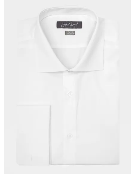 Camisa Blanca Tweed | Camisas Clásicas | JOHN TWEED