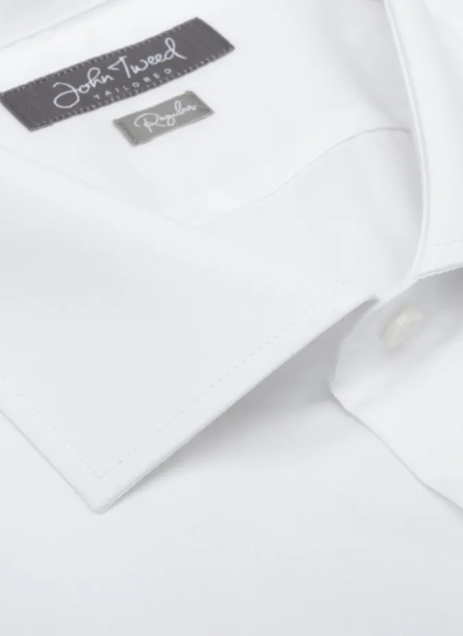 Camisa Blanca Tweed | Camisas Clásicas | JOHN TWEED