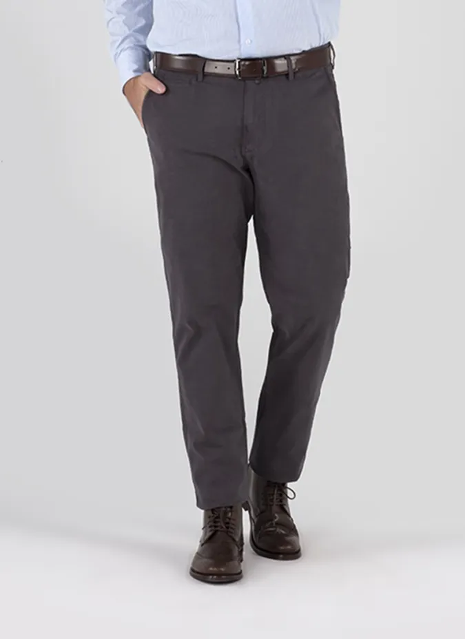 GREY CHINO PANTS | JOHN TWEED TAILORED
