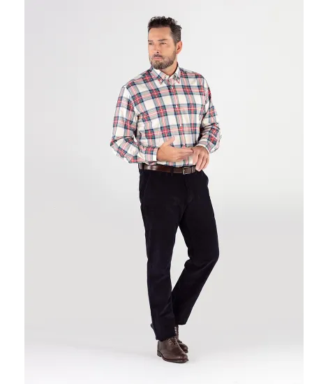 Pantalón de Pana Azul Marino| JOHN TWEED