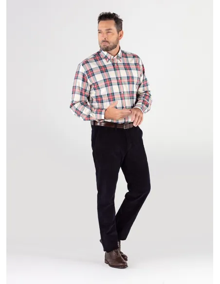 Pantalón de Pana Azul Marino| JOHN TWEED