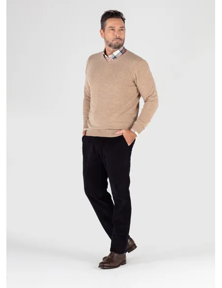 Pantalón de Pana Azul Marino| JOHN TWEED