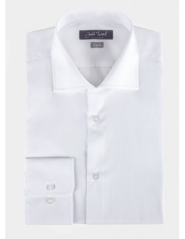 Camisa Algodão Branca Punho Simples
