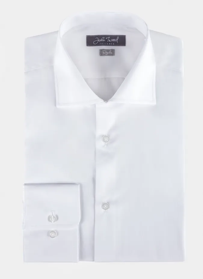Camisa Clásica Blanca con Puño Simple