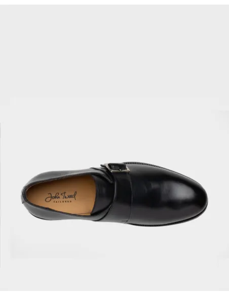 Black Buckle Shoes | Leather Shoes | JOHN TWEED