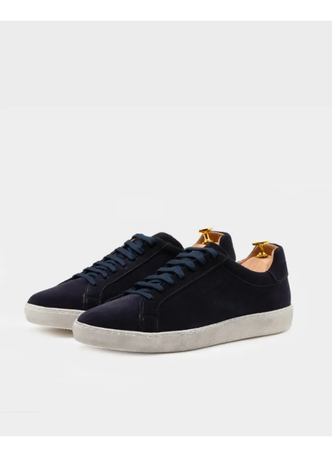 BLUE SUEDE DRIVER SHOES | JOHN TWEED TAILORED