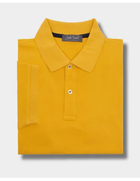 YELLOW POLO PIQUE | JOHN TWEED TAILORED