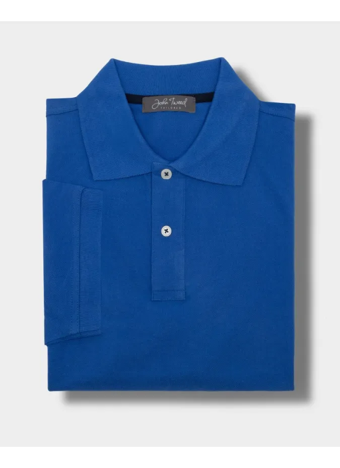 Polo Piqué Azul Petroleo| JOHN TWEED