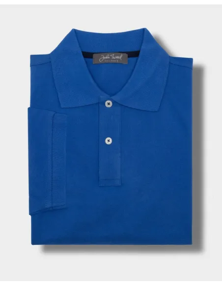 Polo Piqué Azul Indigo | John Tweed Tailored