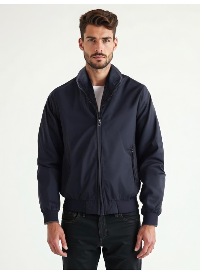 Bomber Azul Impermeável