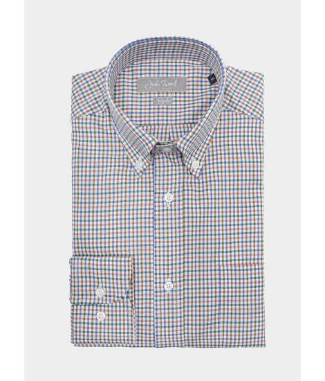 Camisa Sport a Microcuadros| JOHN TWEED