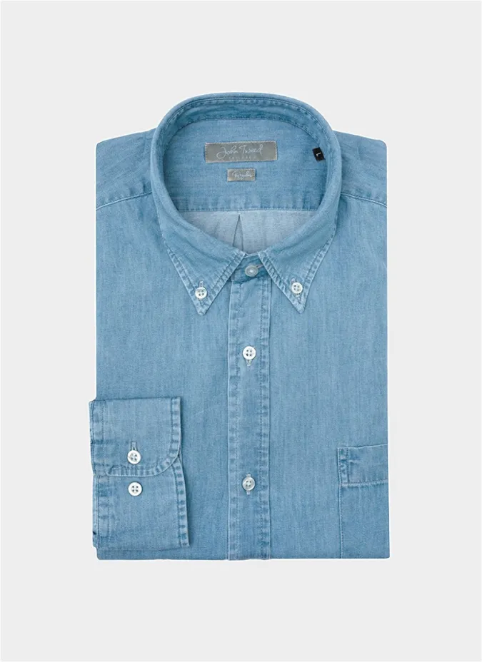 Camisa Vaquera Hombre | Camisas Denim | JOHN TWEED