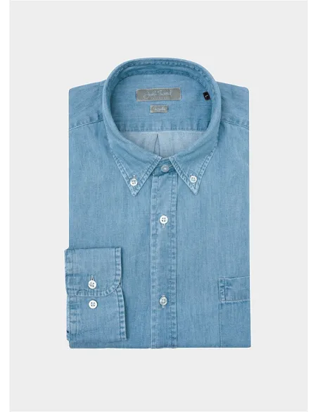 Camisa Vaquera Hombre | Camisas Denim | JOHN TWEED