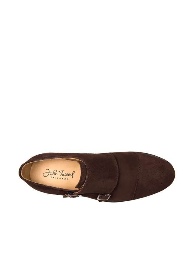 Zapatos Tabaco Doble Hebilla