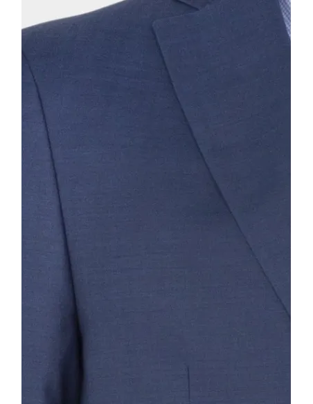 Fato de Lã Liso Azul Claro| JOHN TWEED TAILORED