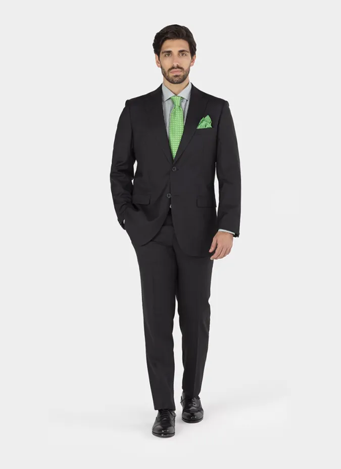 GREY WOOL SUIT | JOHN TWEED TAILORED