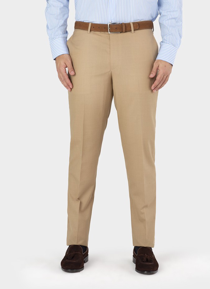 Calça de Lã Camel