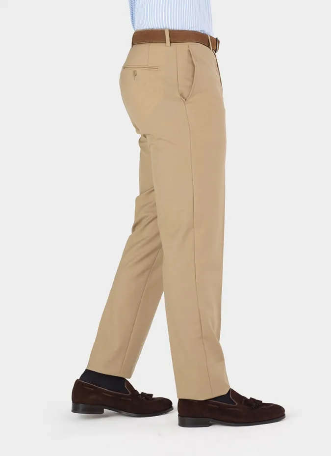 Camel Wool Trouser| JOHN TWEED TAILORED