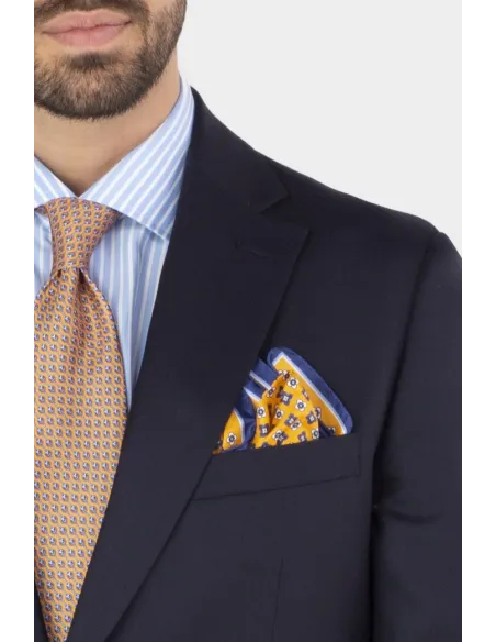 BLUE WOOL BLAZER| JOHN TWEED TAILORED