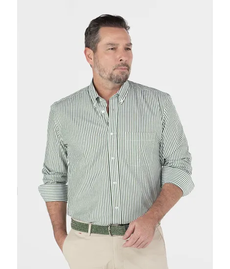 White Sport Shirt | Men's Sport Shirts | JOHN TWEED