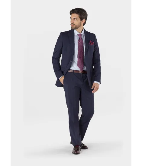 Blue Checked Wool Suit| JOHN TWEED TAILORED 2