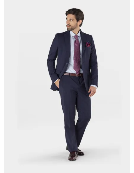 Traje de Lana Azul com Cuadros| JOHN TWEED
