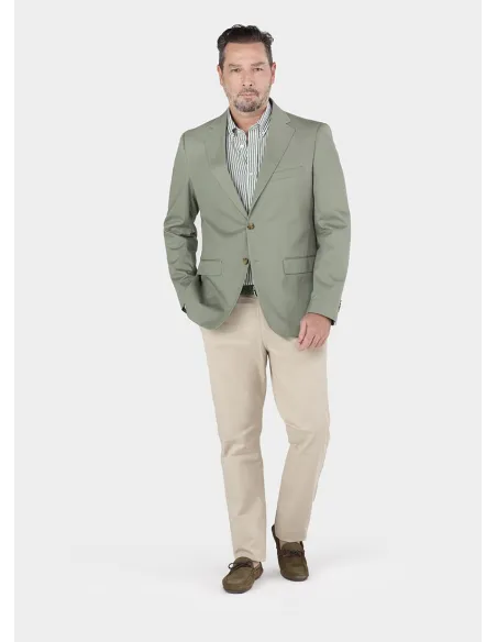 BLUE HERRINGBONE BLAZER| JOHN TWEED TAILORED