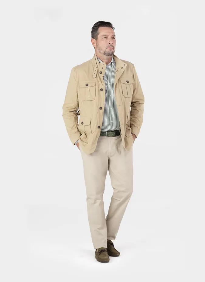 Parka Safari Bege | JOHN TWEED TAILORED